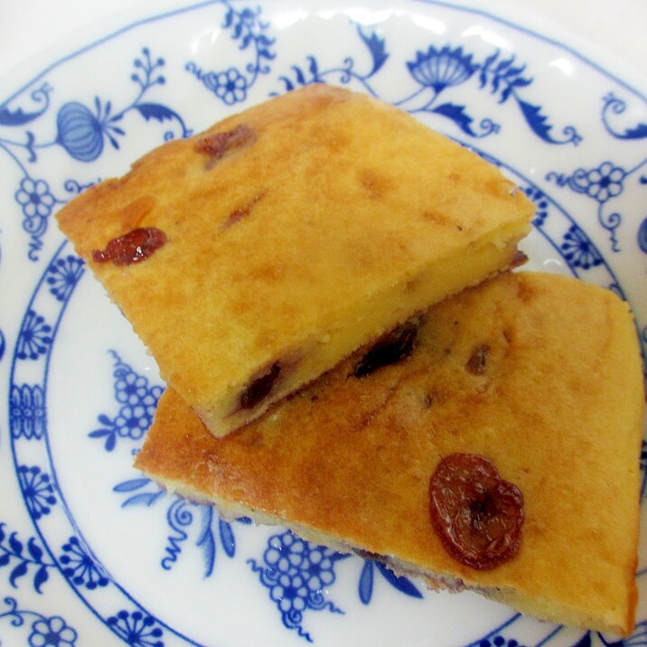 パンケーキ風ブルーベリージャムヨーグルトケーキ